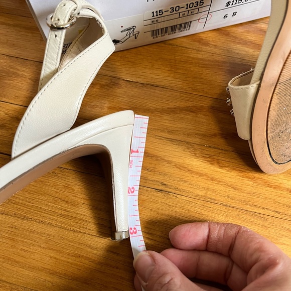 Nine West Embellished ‘Daisy’ heeled Sandals - Picture 7 of 7